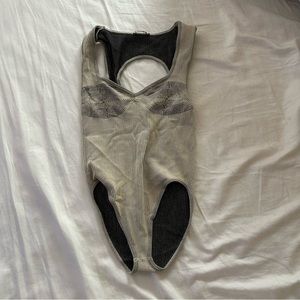 Zara Ribbed Cutout Bodysuit